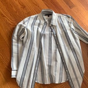 Banana Republic Linen Button Down
